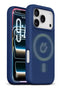 Encuentra en Guatemala la xBase MagSafe de gel de silicona líquido/caucho PowerPeak para iPhone 17 Pro Max en color azul.