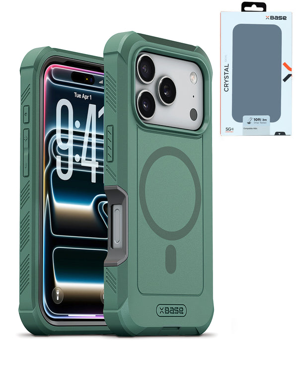 Encuentra la Funda MagSafe suede xBase by PowerPeak para iPhone 17 Pro Max en Guatemala con envío rápido y seguro.