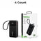 Compra el Powerbank Esoulk de 10000mAh con cable USB-C incorporado en Guatemala para mayor comodidad y durabilidad.