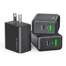 Encuentra el cargador de pared Esoulk PD & QC 20W en Guatemala para cargar tus dispositivos de forma rápida y segura.