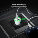 Compra al mayor el pack de 12 cargadores de auto PD & QC USB A+C Esoulk en Guatemala para tu negocio de reparaciones de dispositivos móviles.