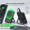 Encuentra la batería Esoulk plegable magnética e inalámbrica en Guatemala, ideal para recargas rápidas y con soporte plegable.