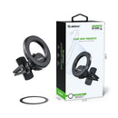 Soporte magnético para rejilla de ventilación de auto, ideal para mantener tu teléfono seguro mientras conduces en Guatemala.