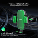 Soporte de coche con cargador inalámbrico Esoulk negro de 15W para montaje en auto en Guatemala.
