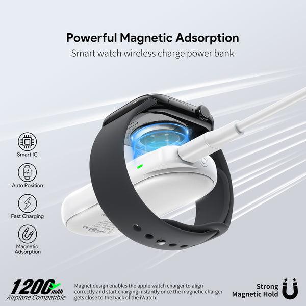 Encuentra la batería con carga inalámbrica Esoulk Smart Watch de 1200mAh en Guatemala para tu reloj inteligente.