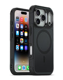 Kit 5 en 1 xBase PowerPeak ProTech negro para iPhone 17/18 Pro Max. Incluye componentes Apple de carga y accesorios SlowBack.