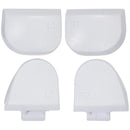 Juego de 8 botones gatillo R1 L1 R2 L2 blancos con resortes para control PS5 DualSense BDM-030.