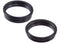 Anillo de bisel de camara trasera iPhone 16 / 16 Plus (Negro) (Juego de 2 piezas)