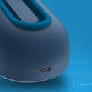 Altavoz inalámbrico portátil Skullcandy Ounce XT azul oscuro, compacto y resistente al agua, con correa de transporte.