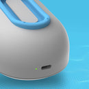 Altavoz inalámbrico portátil Skullcandy Ounce XT gris claro, diseño compacto y moderno.