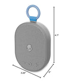 Altavoz Bluetooth Skullcandy Kilo XT gris claro, portátil, con correa, resistente al agua, ideal para exteriores.