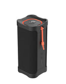Bocina Bluetooth Skullcandy Terrain XL negra, resistente al agua y polvo, con asa de transporte.