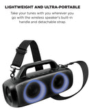 Compra el Altavoz BOOM Wireless Party Box con luces en Guatemala para tus fiestas con SlowBack y el mejor sonido de USG SoundStorm2.