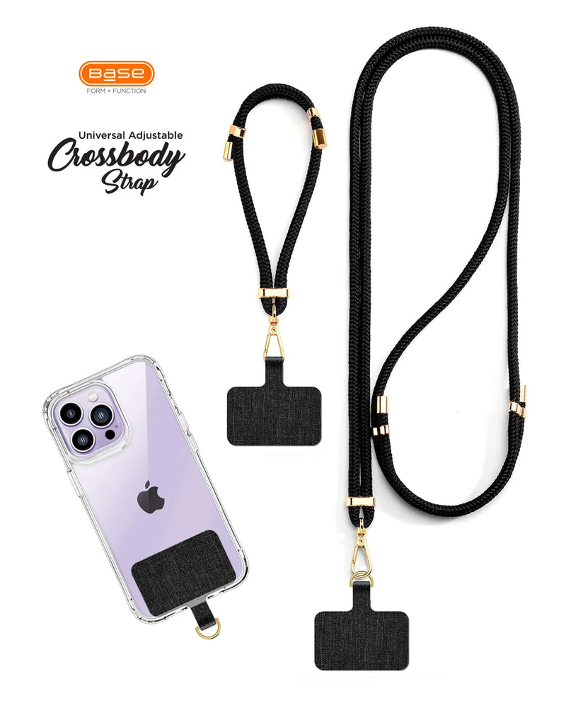 Compra en Guatemala la base negra con correa ajustable universal cruzada y de muñeca de SlowBack.