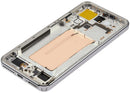 Pantalla OLED Xiaomi 15 5G refurbished Liquid Silver con marco, ideal para reemplazo de screen.