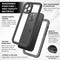 Protege tu iPhone 12 Pro Max del agua con la funda impermeable SHELLBOX en Guatemala.