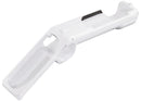 Pistola game gun blanca para Nintendo Switch, compatible con 2 Joy-Con, ideal para juegos de disparos.