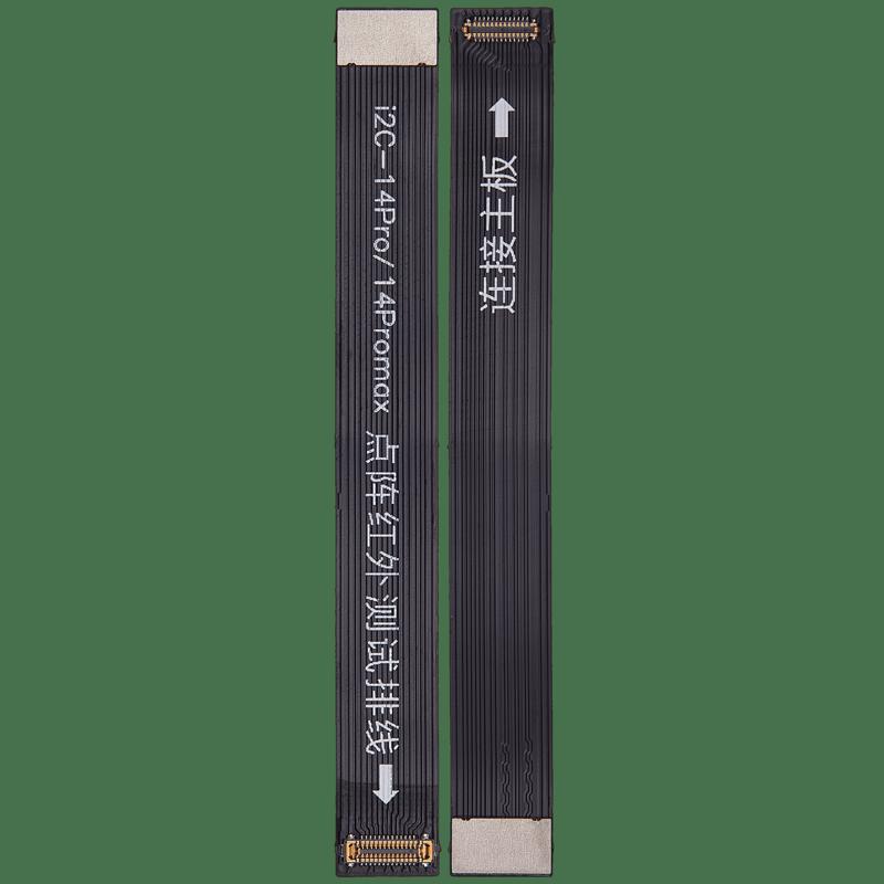 Encuentra el cable de prueba de matriz de puntos infrarrojos para iPhone 14 Pro / 14 Pro Max en Guatemala, disponible en calidad de mayorista para reparaciones en talleres especializados.