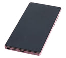 Pantalla OLED Samsung Galaxy Note 20 5G Mystic Bronze con marco, grado A OEM usado, N981.