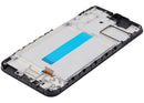 Pantalla incell Samsung Galaxy A25 5G (A256) con marco, repuesto para reparación de display roto.