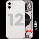 Encuentra la tapa trasera con puerto de carga para el iPhone 12 versión US en Guatemala, mayorista de componentes iPhone y talleres de reparación.