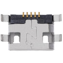 Puerto de carga Micro B - 05 Pin con 4 puntos de anclaje