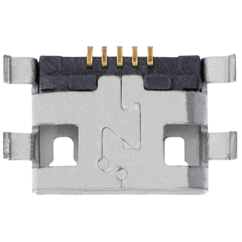 Puerto de carga Micro B - 05 Pin con 4 puntos de anclaje