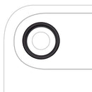 Pack de 10 anillos bisel de cámara trasera Space Black para iPhone Air, repuesto de lente.