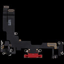 Puerto de carga para iPhone 14 (OEM usado) (Rojo)