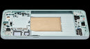 Pantalla OLED con marco para Samsung Galaxy S25 Plus 5G color menta, ideal para reparación de display.