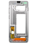 Tapa intermedia Samsung Galaxy S10 Prism Green con componentes, SM-G973F, SM-G973U, repuesto housing.