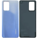 Tapa trasera de vidrio original OPPO A74 4G azul, sin lente de cámara, para repuesto.
