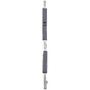 Botones de encendido y volumen grises grafito para Motorola Moto E14 XT2421-14, ideal para reparación de repuesto.