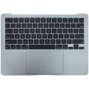 Tapa superior Space Gray MacBook Air 13 A2681 con teclado ANSI US y batería, OEM, Grade A.