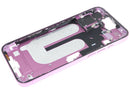 Chasis medio iPhone 16 Plus (A3082) usado, color rosa, con pequeñas partes, Grade B, para reparación.