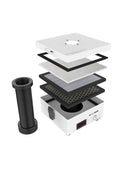 Extractor de humo 2UUL uuFilter para escritorio, ideal para soldadura, reparación de PCB y teléfonos. Absorbe eficazmente el humo.