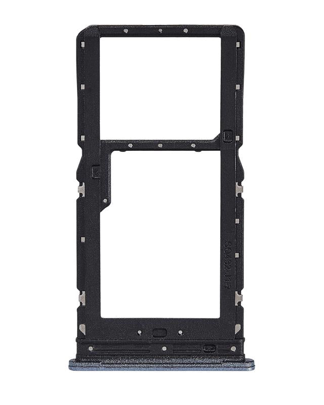 Bandeja de tarjeta SIM para Motorola Moto G34 (XT2363 / 2023) de color Ice Blue ideal para reparaciones en Guatemala.