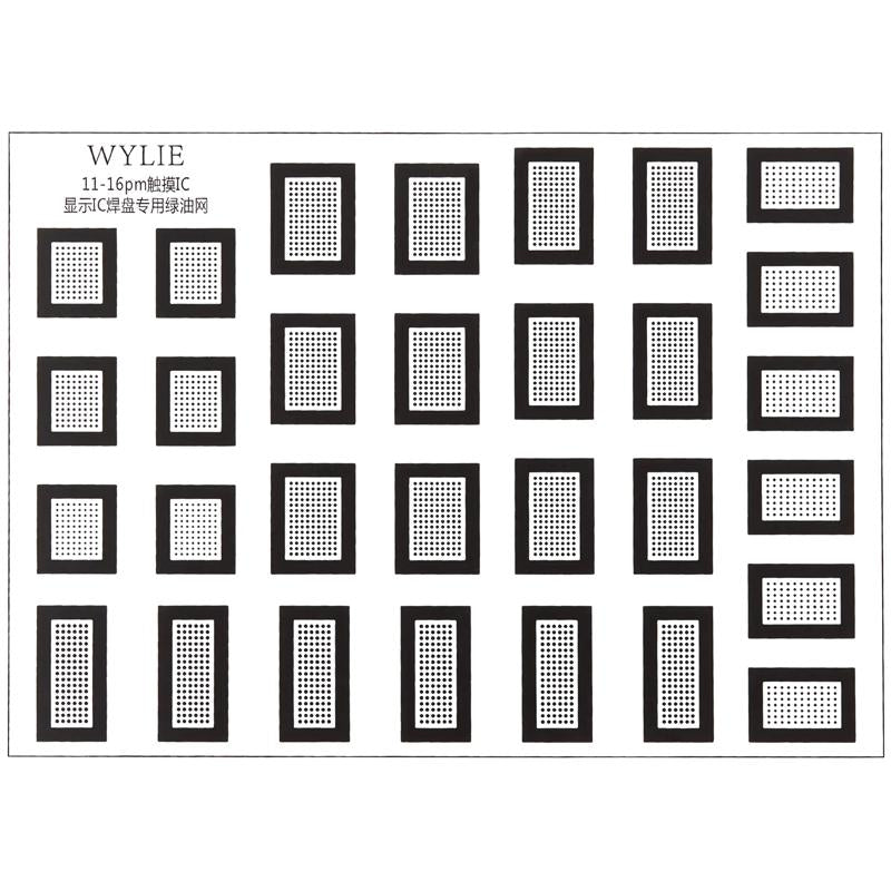 Encuentra el IC de pantalla táctil verde dedicado para iPhone 11 a 16 Pro Max en Guatemala para reemplazar o reparar pantallas en talleres especializados.