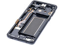 Pantalla OLED Aftermarket Plus negra para Samsung Galaxy S9, incluye marco para reparación de display G960F.