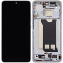 Pantalla OLED azul refurbished con marco para Xiaomi Poco F7 Pro / Redmi K80, ideal para reparación de display.