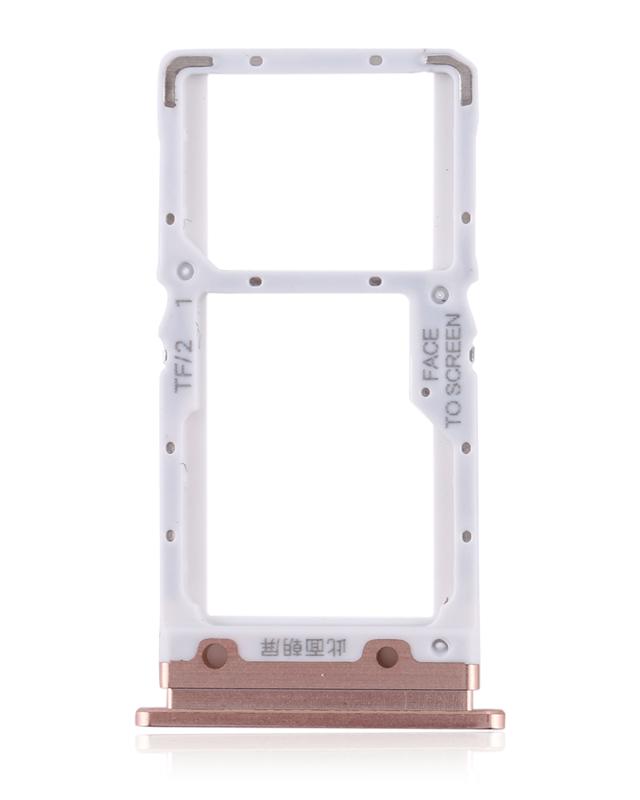 Encuentra la bandeja de tarjeta SIM doble en dorado para Xiaomi Mi 9 Lite / CC9 en Guatemala.