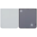 Tapa trasera blanca para Samsung Galaxy Z Flip 7 FE (F761), repuesto de vidrio sin logo.