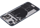 tapa trasera con MagSafe, NFC y flex de linterna OEM iPhone 15 Plus (Negro)