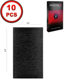 Protege tu celular con etiquetas ProtectionPro en blanco y negro en Guatemala, compra en mayorista este pack de 10 unidades para reparaciones y talleres.