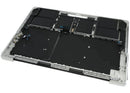 Tapa superior plateada original con batería y teclado ANSI US para MacBook Pro 14" A2442/A2779, repuesto Apple.