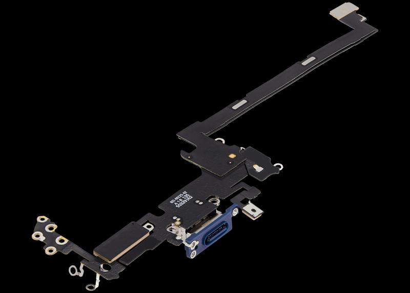 Reparación de puerto de carga con cable flex para iPhone 17 Pro en Guatemala.