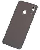 Tapa trasera de cristal negra para Huawei P20 Lite (Nova 3e) con lente de cámara, ideal para reparación.