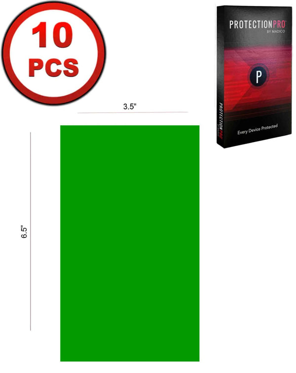 Protege la pantalla de tu dispositivo Apple con el Paquete de 10 ProtectionPro blanco satina verde en Guatemala.