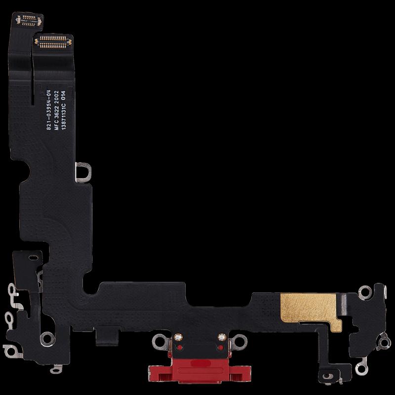 Puerto de carga para iPhone 14 Plus (OEM Usado) (Rojo)