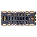 Conector FPC de sensor de proximidad compatible con iPhone 16 / 16 Plus (12 pines) en Guatemala, disponible en mayoristas de componentes iPhone para reparaciones y reemplazos.